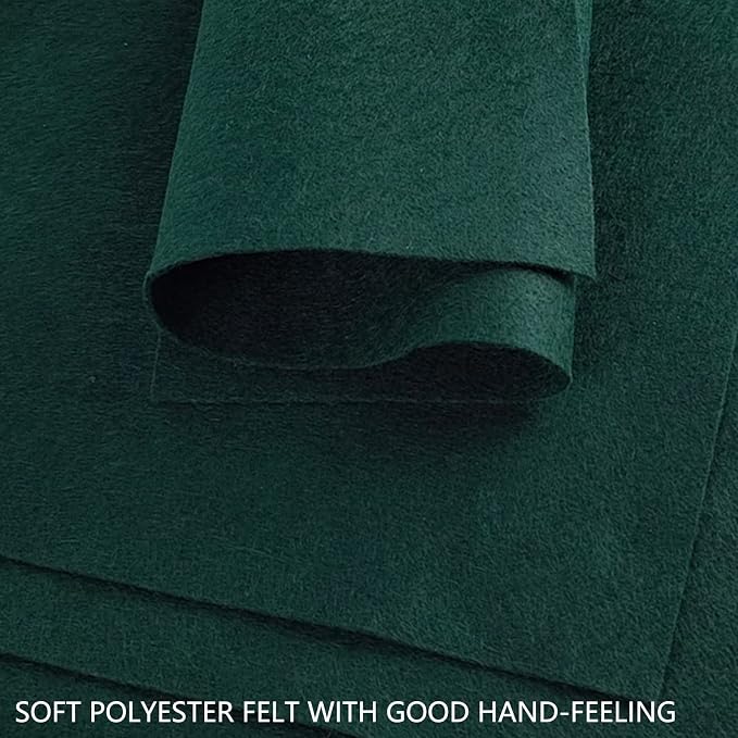 Jtnohx Color Felt, Soft Felt Sheets, 1.4mm Thick 8"x12" Handicraft Felt Fabrics - Image 6