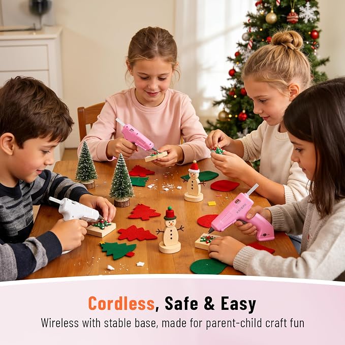 Katerk 3.7V Cordless Hot Glue Gun Kit - Image 2