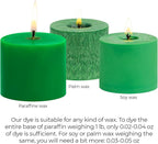 Green Candle Dye 2oz for Soy Candle Making – Highly Concentrated Candle Wax - Image 5