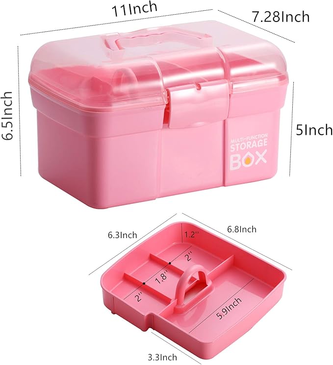 Kinsorcai 11'' Plastic Storage Box - Image 2