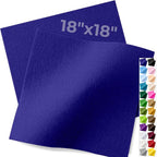IONTACH 18" X 18" Soft Felt Sheets 1.6mm Thick | Acrylic Felt Fabric Sheets by IONTACH