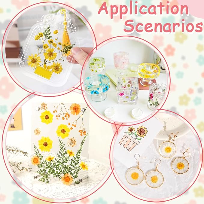 Real Dried Pressed Leaves for Candle Resin Jewelry Soap Nail Pendant Phone Case - Image 7