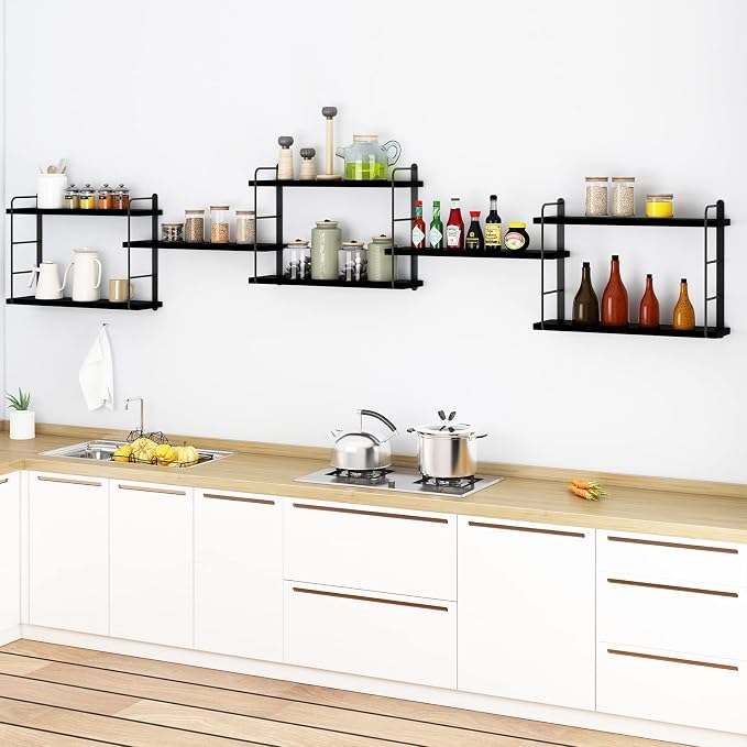 MXCSE Wall Shelves, Wall Mounted Bookshelves, DIY Floating Shelves - Image 5