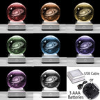 Ornalrist 3.15 Inch 3D Galaxy Planet Glass Ball - Image 2