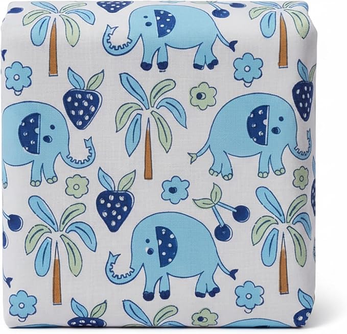E-Tailor® Hand-Block Printed Pre-Cut Cotton Fabric Ideal by E-Tailor