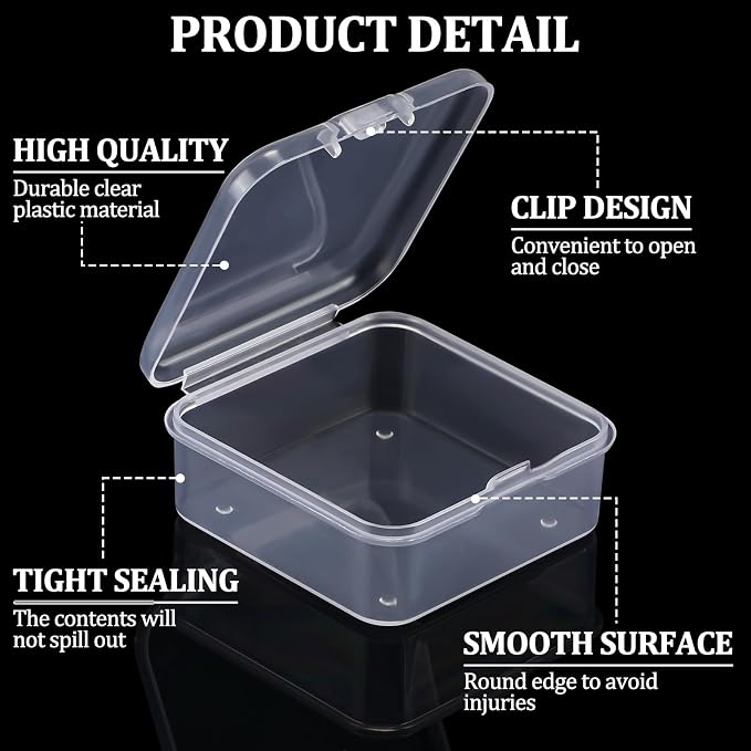 Soaoo 300 Pcs Small Plastic Bead Storage Containers - Image 3