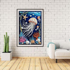 ZQEATRY Jellyfish Coral Reef Special Shape Diamond Art Kits - Image 2