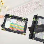 Custom Green Aliens Space Pencil Pouch - Image 5