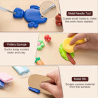 Amrules Clay Tools Kit, Practical Polymer Clay Sculpting Tools Kit, Air Dry - Image 6