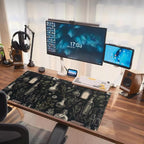 Black Aesthetic Desk Mat - Image 7