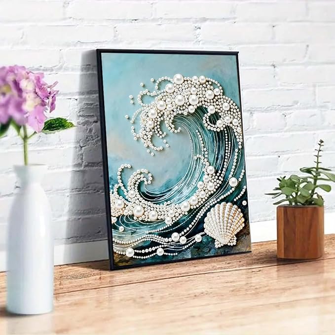 GEMFAMILY 5D Diamond Art Pearl Painting Kits - Image 4