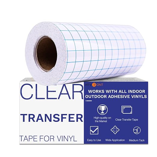 HTVRONT Transfer Tape for Vinyl, For Signs Stickers Decals, For Walls Doors & by HTVRONT