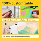 Square Flexible Magnets with Adhesive Backing Magnetic Tape Magnet Strips - Image 3