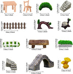 Cayway 83 PCS Fairy Garden Accessories Outdoor, Fairy Supplies Micro Landscape - Image 6
