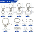 325pcs Keychain Making Kit Keychain Clips - Image 2