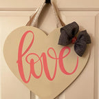 HOIGON 30 PCS 8 Inch Large Wooden Hearts, 1/8 Inch Thick Unfinished Wood Heart - Image 7