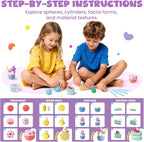 JUPITEARTH Air Dry Clay for Kids, 12 Desserts Theme Party Modeling Clay Set | - Image 6
