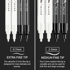 SFAIH Black & White Acrylic Paint Markers - Image 2