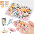 30 Pcs Cute Cat Push Pins, Resin Cat Push Pins Decorative Animal Thumb Tacks by MIKIMIQI
