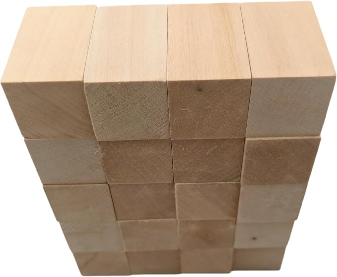 20PCS Basswood Carving Blocks, Whittling Wood Carving Kit, Unfinished Wooden - Image 5