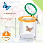 Skylety 4 Pcs Insert Bug Viewer Magnifier Backyard Explorer Bug Catcher Kit - Image 2