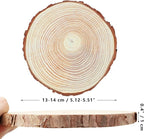 FSWCCK 17 PCS Unfinished Wood Slices - Image 2