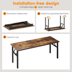 Need Folding Desk, 54 inch Large Computer Desk - Image 6
