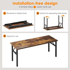 Need Folding Desk, 54 inch Large Computer Desk - Image 6