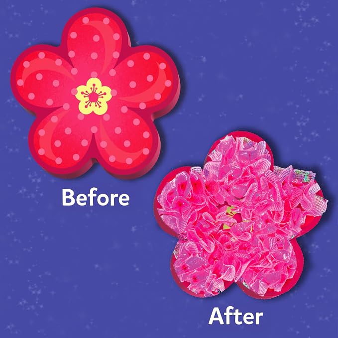 Skillmatics Poke-in Art – Flower Bouquet, Mess-Free Wood Craft Kit | Colorful - Image 8