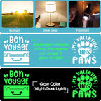 WRAPXPERT White Glow in the Dark Vinyl, Glow in the Dark Permanent Adhesive - Image 7