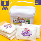 Play-Doh Air Dry Clay Bucket, 2.5 lb. of Paintable White Modeling Clay - Image 3