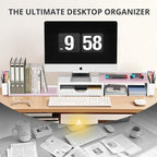 OPNICE Desk Organizers and Accessories, Dual Monitor Stand Riser - Image 6