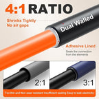 4:1 Ratio Dual Wall Heat Shrink Tubing Kit 360 PCS, Adhesive Lined, Marine - Image 3