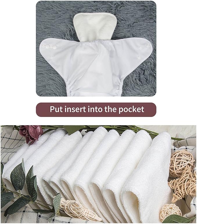ALVABABY Halloween Baby Cloth Diapers One Size Adjustable Washable Reusable for Baby Girls and Boys 1 Pack with 2 Inserts AMD135-2TA