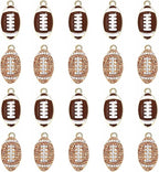 20PCS Sports Charms Enamel Basketball Baseball Pendant Charms by ANGLESJELL