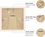 5x5 Picture Frame with Wavy Mat, Wooden Real Glass 5 x 5 Photo Frame - Image 4