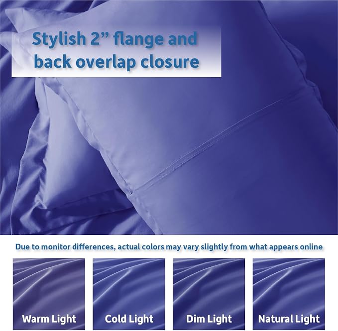 Nestl Royal Blue California King Duvet Cover Sets - Image 8