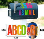 Letter Stickers, Mailbox Numbers, 6 Inch Waterproof Vinyl Alphabet | 6 Inch - Image 3