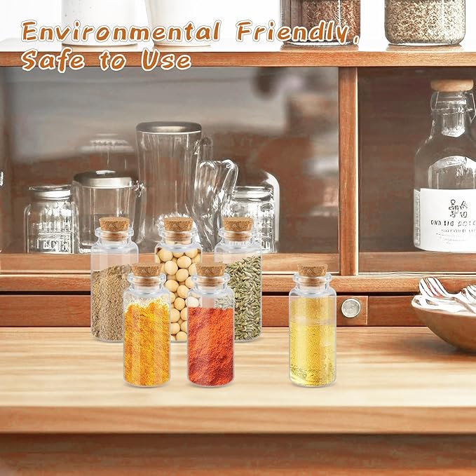 24 Pcs 30ml/1oz Glass Bottles Transparent Mini Glass Vials Empty Sample - Image 5