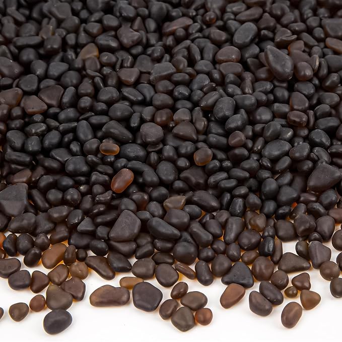 QEQEKAKA Sea Glass Stones for Crafts About 0.5LB Glass Pebbles Gemstones Bulk by QEQEKAKA