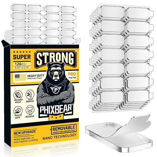 PHIXBEAR Large-Pro Mounting Putty No Residue by PHIXBEAR