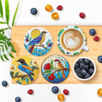 EWJRNSF 6 PCS Bird Diamond Art Coasters DIY Kit - Image 4