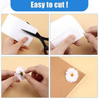 Lusofie 1320Pcs Square Foam Sided Adhesive Sticker Set 3D Pop White 2-Side Foam - Image 4