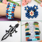 IOOLEEM 4000pcs Earth-Tone Colors Pony Beads, Beads - Image 4