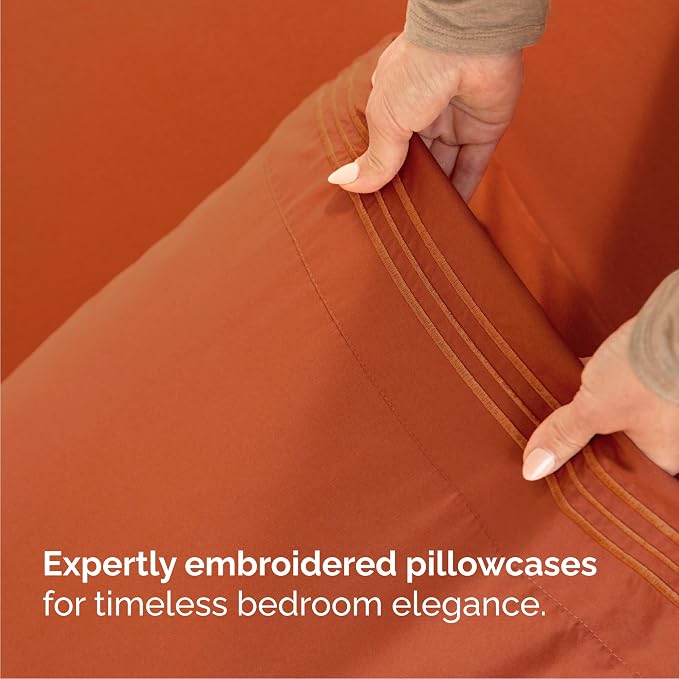 Queen Size 4 Piece Sheet Set - Image 6