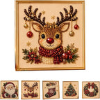 DIY Christmas Pearl Diamond Painting Art Kit by Unknown