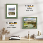 Vittanly 8.5x11 Picture Frames Set of 2, Ornate Vintage Photo Frame - Image 3