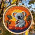 DIY Punch Needle Kits Cute Cartoon Koala by Unknown
