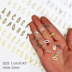 stino 200Pcs A-Z Metal Letter Charms - Image 3