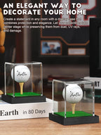 JupDec Golf Ball Display Case Clear Acrylic Memorabilia Stand Cube Holder - Image 7